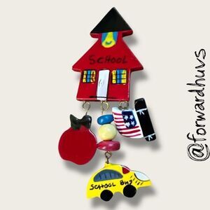 Bundle Sale 3 for $15 | Hand Crafted Teacher Brooch